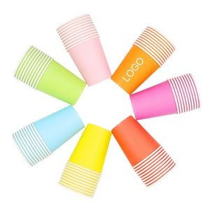 9 Oz. Solid Disposable Paper Office Coffee Cup
