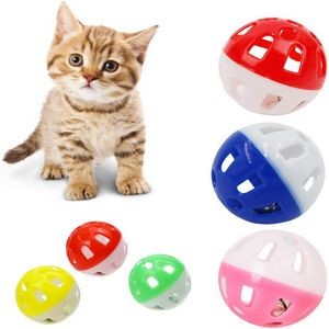 Cat Balls with Bell Plastic Toy
