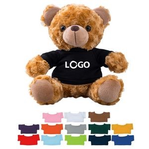 7" Plush Teddy Bear With T-Shirt