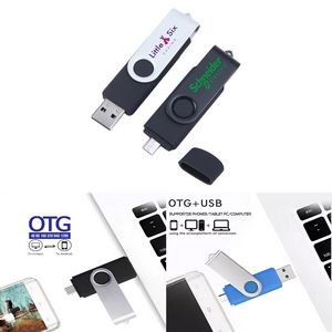 Promotion High-Speed Swivel 2 IN 1 USB OTG Flash Drive