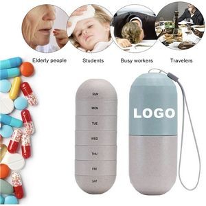 Waterproof 7-Day Pill Organizer For Travel