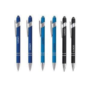 Pen With Soft Rubberized Grip