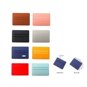 2 Solts Pu Leather Cardholder