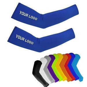 Full Color Printed Summer Icy Polyester Arm Sleeves