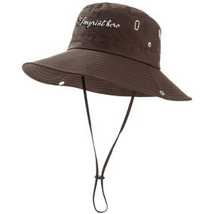 Outdoor Fishing Wide Brim Sun Bucket Hat
