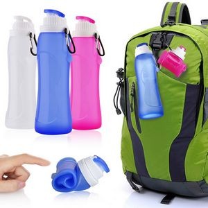 Silicone Portable Safety Water Bottle