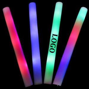 LED Light Up Foam Sticks Glow Baton Wands