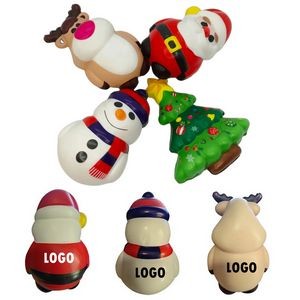 Christmas Stress Reliever - Santa, Snowman, Reindeer OR Tree
