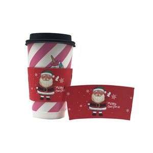 Full Color Paper Coffee Cup Sleeve