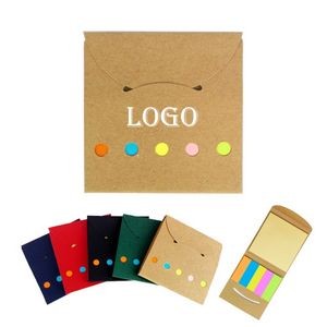 Eco 5-color Sticky Notes and Flags Booklet