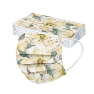 Flower Disposable Face Mask 3