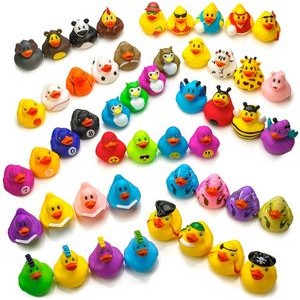 Assorted Rubber Ducks for Kids, Sensory Play, Stress Relief, Novelty, Stocking Stuffers, Decorations
