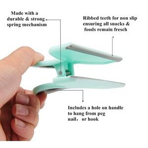 Wide Heavy Duty Chip Clips w/Air Tight Seal
