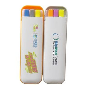 Highlighter/Ballpoint Pen/Automatic Pencil Set Combo Pen