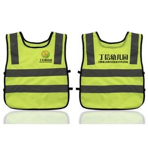 High Visibility Reflective Neon Lime Safety Vest