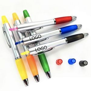 Dual Tip Highlighter/Ballpoint Pen