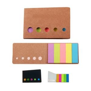 Fashionable Sticky Note, Five Hole Memo Pad