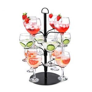 Party/Bar Wine Glass Holding Carrier Stand Tree