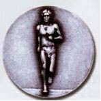 Stock Newport Mint Medal - 1 1/2" (Runner Male)