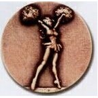 Newport Mint Stock Medal - 1 1/8" (Cheerleader)