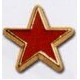 Stock 1/2" Red Star Lapel Pins