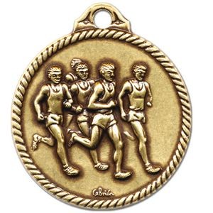Stock Heritage Line Events Medal Running