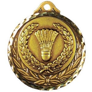 Stock Diamond Struck Medal (Badminton) 2 3/4"