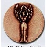 Newport Mint Custom Medal - 1 1/8" (Victory Female)
