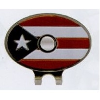 Stock Puerto Rico Flag Hat Clip