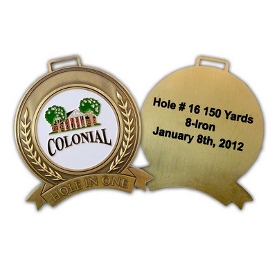 Hole in One Die Cast Bag Tag