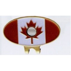 Canadian Flag Stock Hat Clip