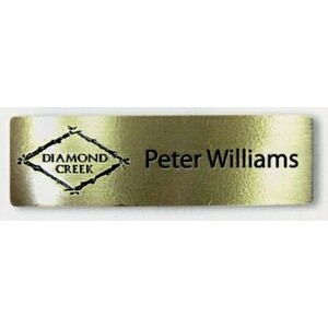 Etched Name Badge