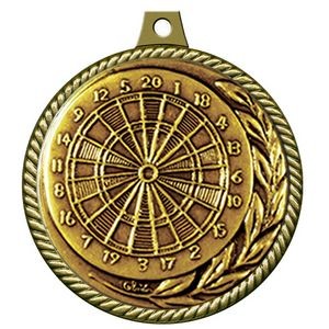 Stock Medal w/ Rope Border (Darts) 2 1/4"