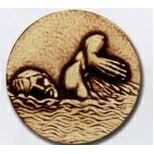 Newport Mint Stock Medal - 1 1/8" (Swimming Male)