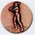 Stock Newport Mint Medal - 1 1/2" (Softball Female)