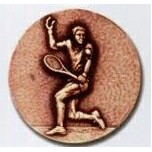 Newport Mint Stock Medal - 1 1/8" (Tennis Male)