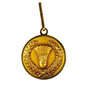 Zipper Pull with 1" Event- Badminton