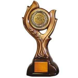 Stock 15" Victory Trophy- Bicycling With Engraving Plate