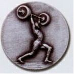 Newport Mint Stock Medal - 1 1/8" (Weightlifting)