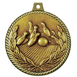 Stock Medal w/ Rope Border (Bowling) 2 1/4"