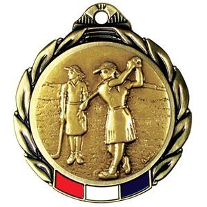 Stock RWB Regency Medal (Golf Female) 2 3/4"