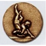 Stock Newport Mint Medal - 1 1/2" (Wrestling)