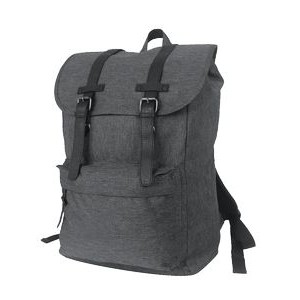 Triple Play Heather Gray Flap Top Backpack