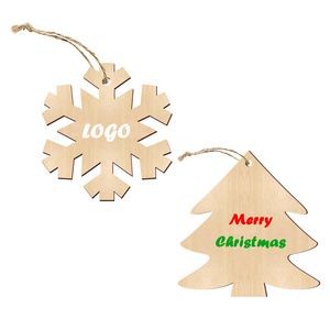 Hanging Wooden Christmas Ornament