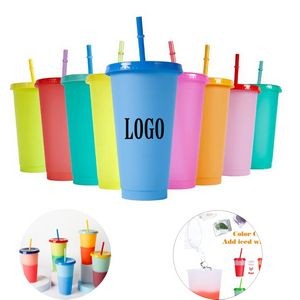 24oz Reusable Color Changing Cups