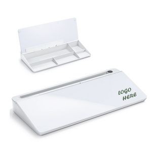 Dry Erase Glass Desktop Whiteboard Organizer
