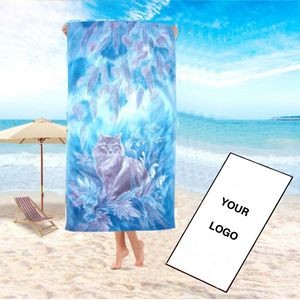 Full Color Printed Microfiber Beach Towel