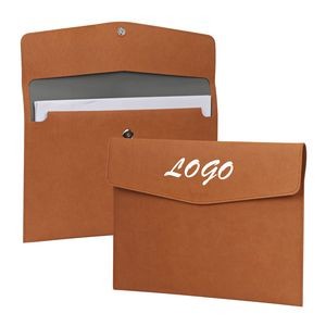 A4 Leather Document Pouch