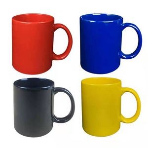 11 oz. Basic C Handle Ceramic Coffee Mugs