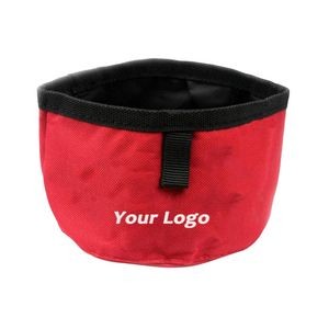 Doggy Bowl Collapsible Dog Canvas Bag